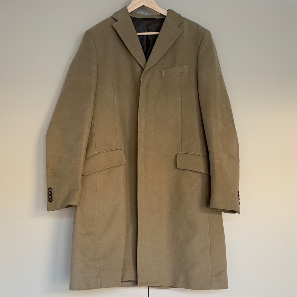 Banana Republic Men’s Tan Vintage Peacoat